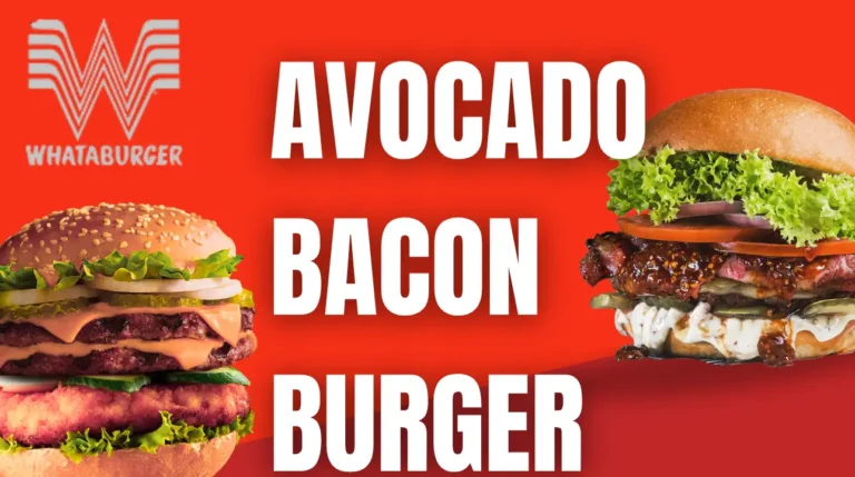 Avocado Bacon Burger With Price and Calories
