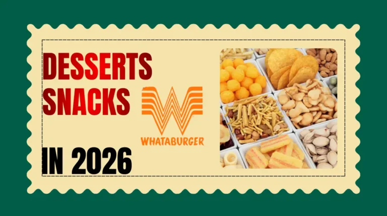 Desserts & Snacks – Price & Calories Guide (2026)