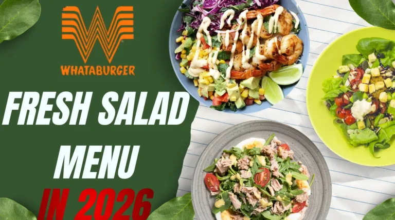 Fresh Salad Menu – Price & Nutrition Info
