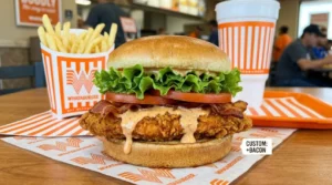 Spicy Chicken Sandwich With Info