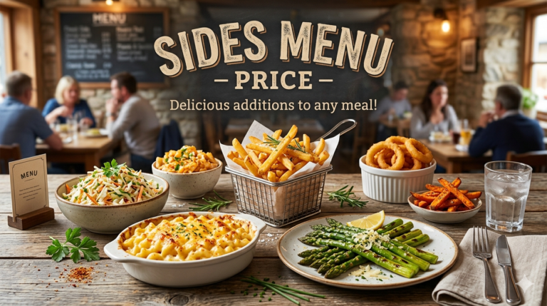 Sides Menu – Price, Calories