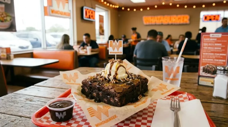 Whataburger Brownie Menu