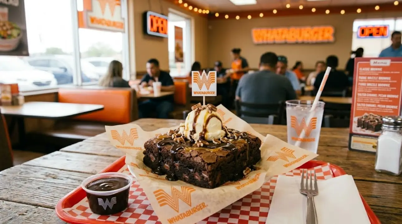 Whataburger Brownie Menu