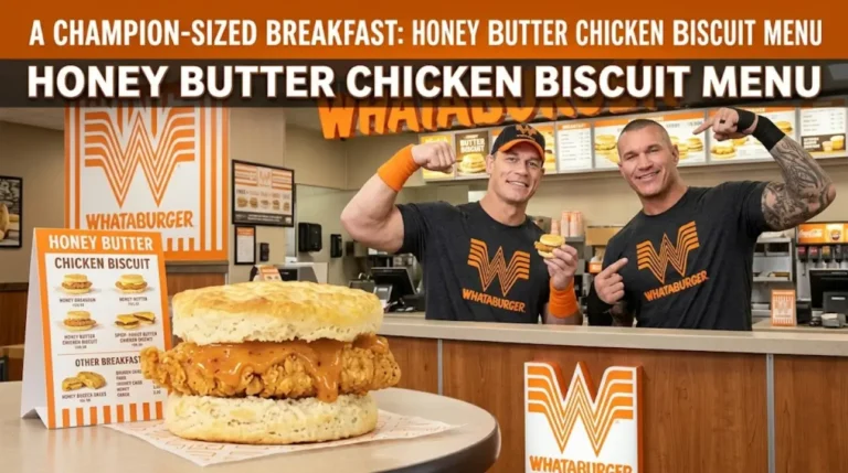 Whataburger Honey Butter Chicken Biscuit Menu