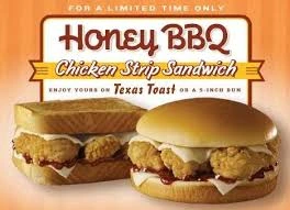 BBQ Chicken Strip Sandwich