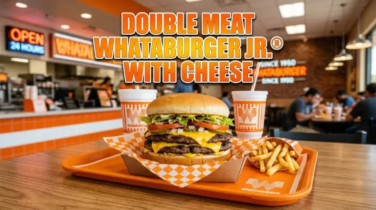 Double Meat Whataburger Jr.® with Cheese Price 2026 Full Guide