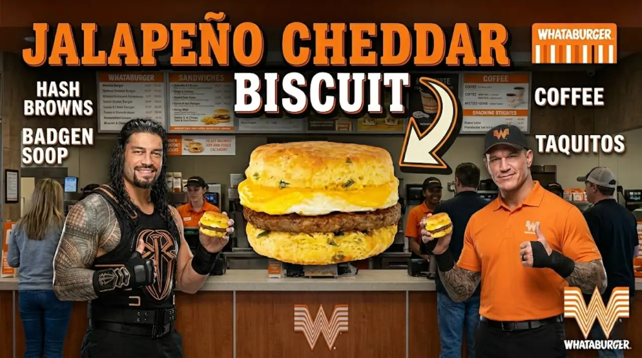 Jalapeño Cheddar Biscuit Menu