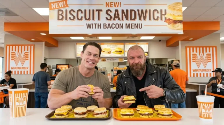 Whataburger Biscuit Sandwich with Bacon Menu