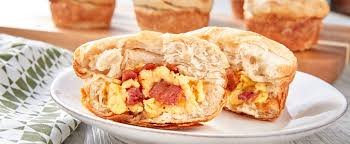 biscuit with bacon